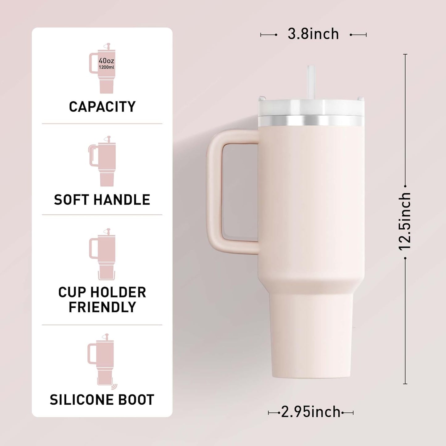Urban Tumblers | 40oz (1.18L) | Stainless Steel