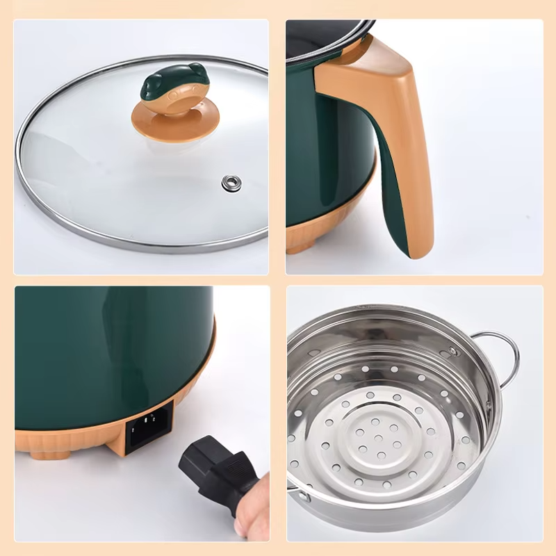 UrbanCo 1.8L Nonstick Multi-Purpose Mini Electric Cooker & Hot Pot